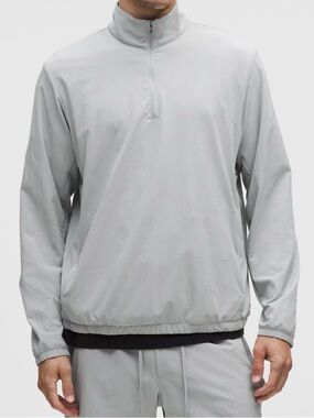 Lululemon Zeroed in Crinkle Texture Half Zip NWT Size Large